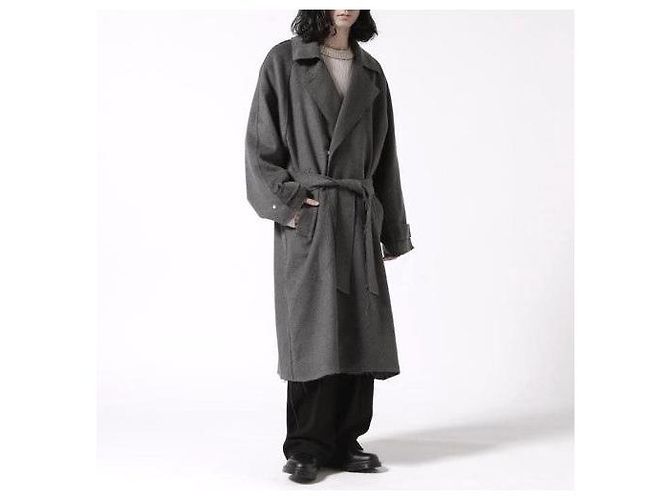 Autre Marque Abrigo de mezcla de lana GEN_DAI Gris - vista 3