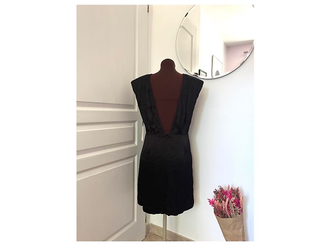 Robe Noire Dos Nu Norma – Ba&sh - vue 2