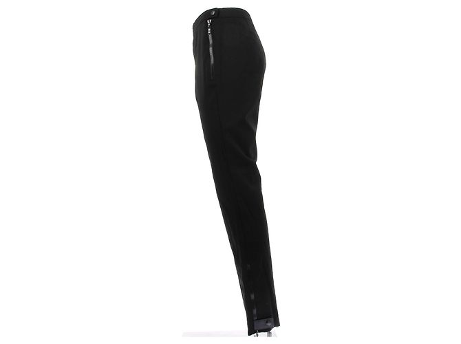 Louis Vuitton Calça preta de lã Preto - vista 4