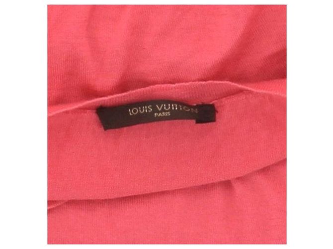 Suéter Louis Vuitton de algodão cor coral Rosa - vista 5