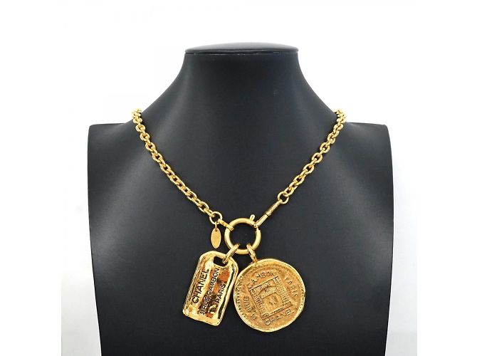 Cambon Collana placcata in oro Chanel D'oro - vista 6