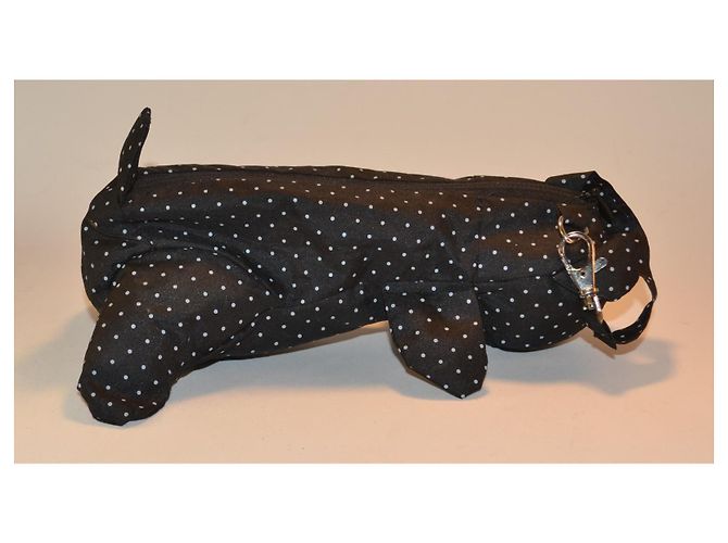 Pochette Furla Nera in Tessuto con Moschettone Nero - vista 3