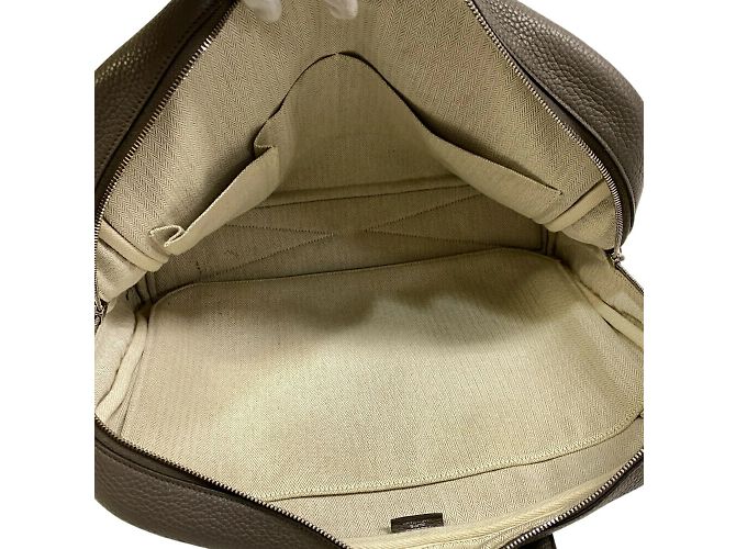 Hermès Borsa Hermes Victoria 40 grigia Marrone - vista 6