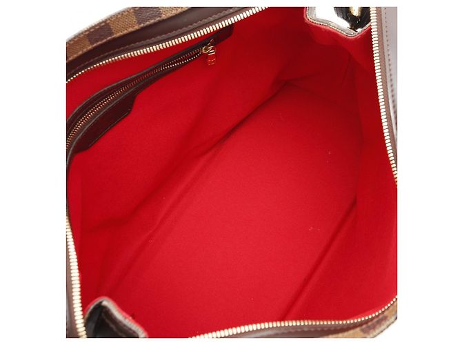 Borsa Tote Chelsea Damier Ebene Louis Vuitton Marrone - vista 4