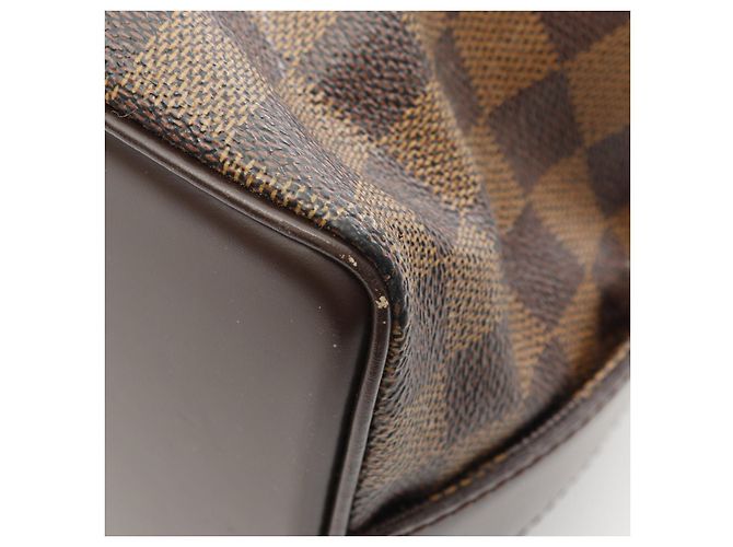 Borsa Tote Chelsea Damier Ebene Louis Vuitton Marrone - vista 5