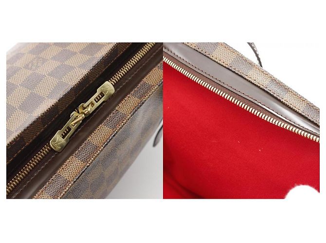 Borsa Tote Chelsea Damier Ebene Louis Vuitton Marrone - vista 6