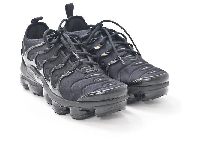 Sneakers Nike Air Vapormax Plus in cotone nero triplo - vista 13