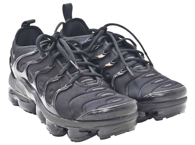 Sneakers Nike Air Vapormax Plus in cotone nero triplo - vista 4