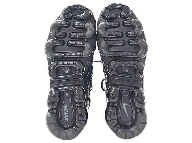 Sneakers Nike Air Vapormax Plus in cotone nero triplo - vista 6