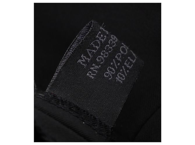 Prada gerade geschnittene Hose aus schwarzem Polyester - Ansicht 14