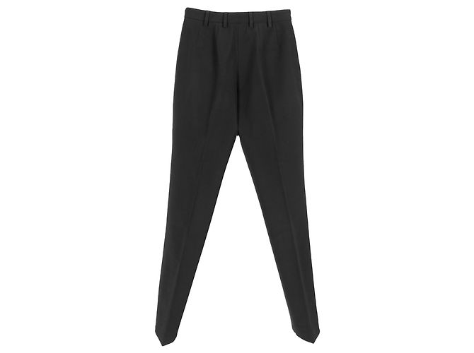 Prada gerade geschnittene Hose aus schwarzem Polyester - Ansicht 5