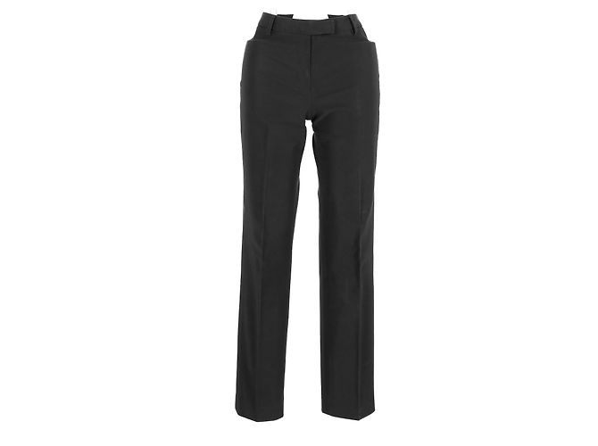 Prada gerade geschnittene Hose aus schwarzem Polyester - Ansicht 8