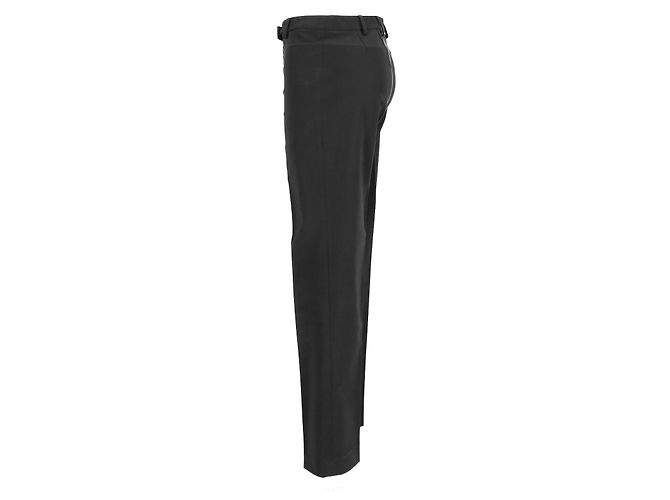 Prada gerade geschnittene Hose aus schwarzem Polyester - Ansicht 9