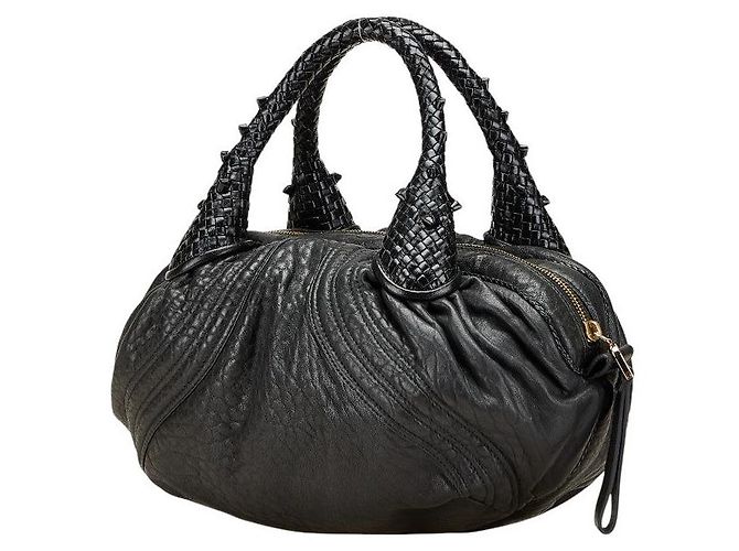 Bolsa de mão de couro Fendi Mini Spy - vista 2