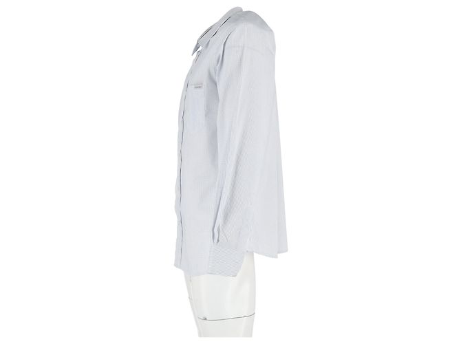 Camicia a maniche lunghe a fantasia Dolce & Gabbana in cotone bianco Multicolore - vista 5