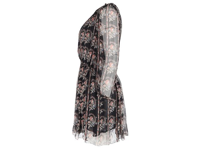 Vestido Mini Sharla en Seda Multicolor Isabel Marant Étoile - vista 2