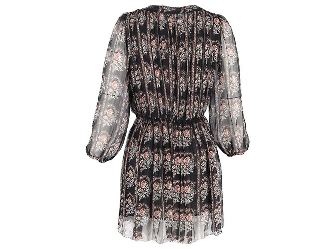 Vestido Mini Sharla en Seda Multicolor Isabel Marant Étoile - vista 3