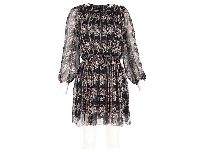 Vestido Mini Sharla en Seda Multicolor Isabel Marant Étoile - vista 4
