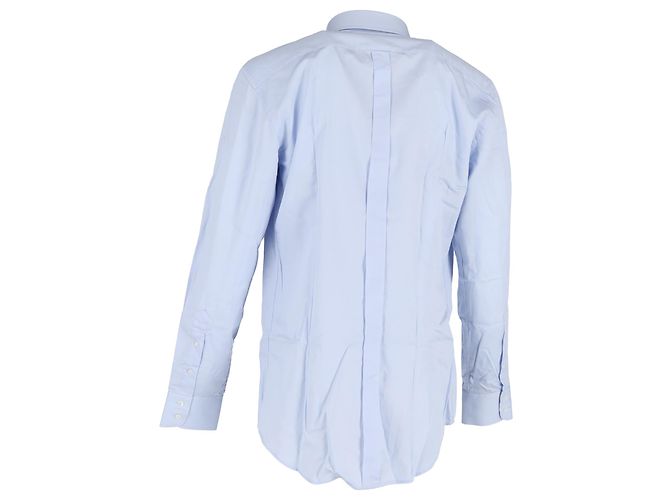 Camicia Dolce & Gabbana in cotone azzurro - vista 3