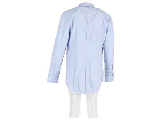 Camicia Dolce & Gabbana in cotone azzurro - vista 6
