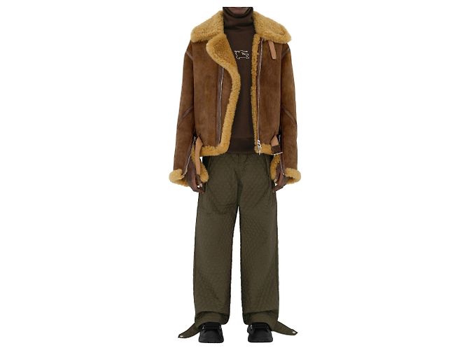 Burberry Quilted Pleated Pants - view 2