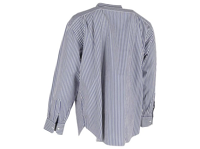 Camicia a righe a maniche lunghe Missoni in cotone blu navy Grigio - vista 3