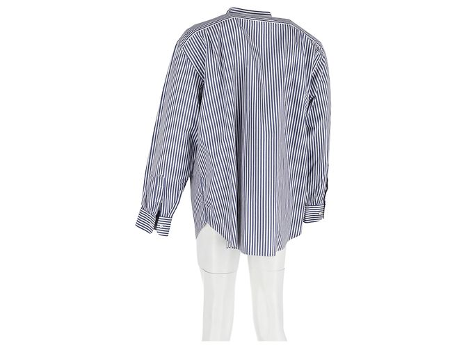 Camicia a righe a maniche lunghe Missoni in cotone blu navy Grigio - vista 6
