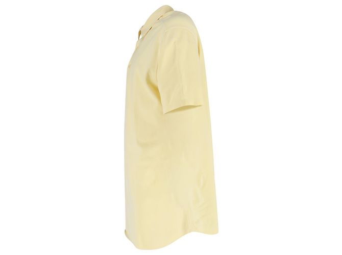 Polo Loro Piana in cotone giallo Cammello - vista 2