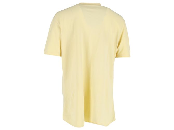 Polo Loro Piana in cotone giallo Cammello - vista 3
