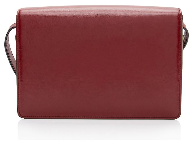 Bolso de hombro de cuero GG de Gucci Roja - vista 3
