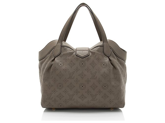 Louis Vuitton Mahina Leder Cirrus PM Handtasche Grau - Ansicht 3