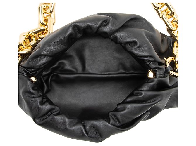 Bottega Veneta Pelle di vitello La Borsa Catena Nero - vista 6