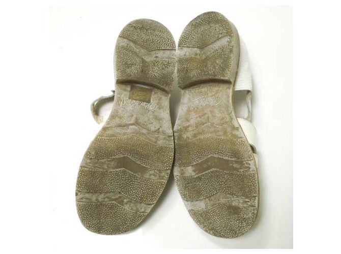 Sandali in pelle Paraboot ILIMA Bianco - vista 10