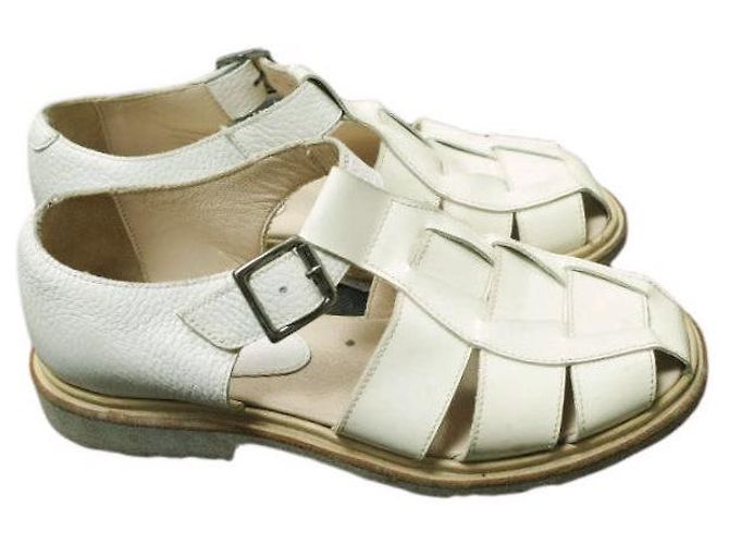 Sandali in pelle Paraboot ILIMA Bianco - vista 3