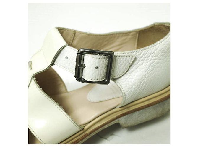 Sandali in pelle Paraboot ILIMA Bianco - vista 8