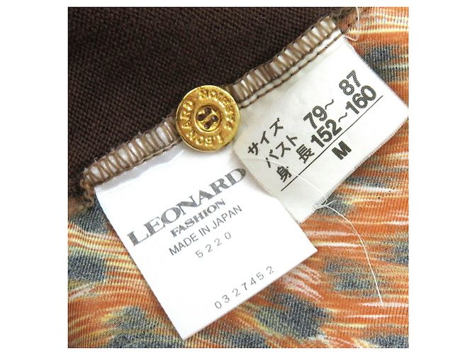 Autre Marque PULLOVER IN LANA E SETA CON STAMPA LEOPARDO LEONARD FASHION Marrone - vista 7