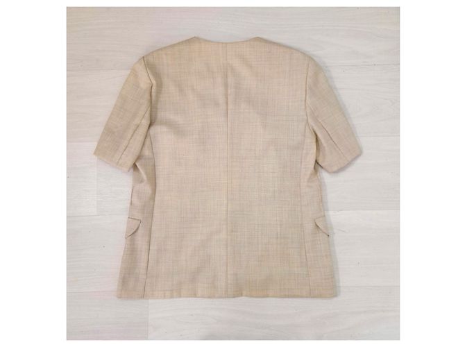 Emanuel Ungaro Ungaro vintage 1990s giacca sahariana elegante Beige - vista 6