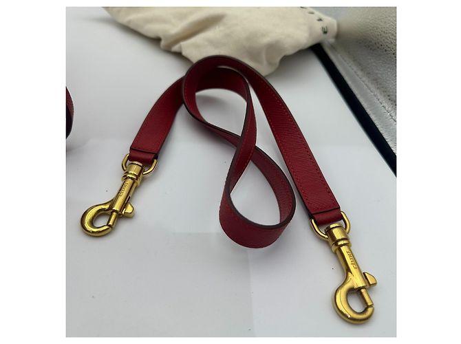 Borsa a mano Céline in pelle rossa Rosso - vista 10