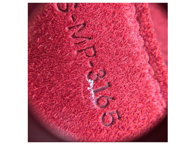 Borsa a mano Céline in pelle rossa Rosso - vista 14