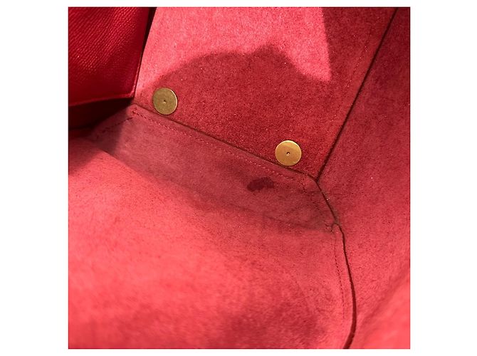 Borsa a mano Céline in pelle rossa Rosso - vista 16