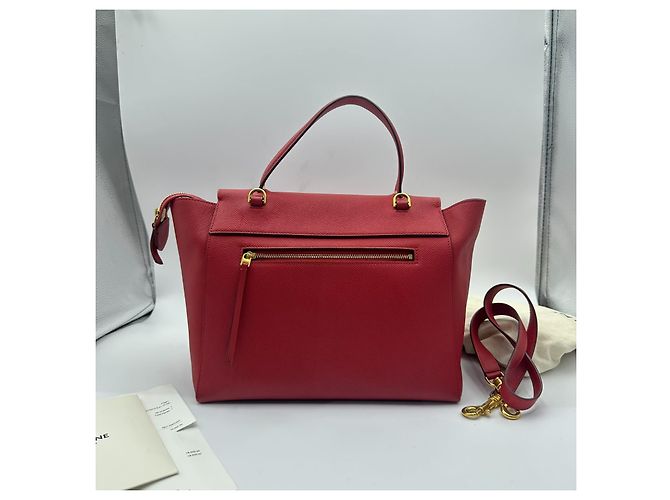 Borsa a mano Céline in pelle rossa Rosso - vista 2
