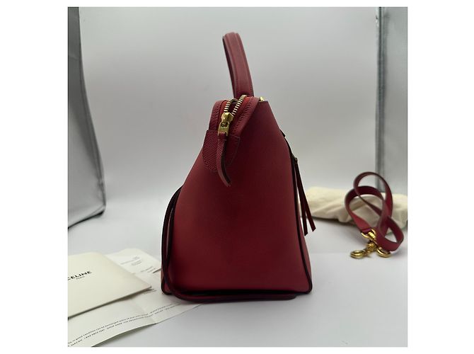 Borsa a mano Céline in pelle rossa Rosso - vista 4