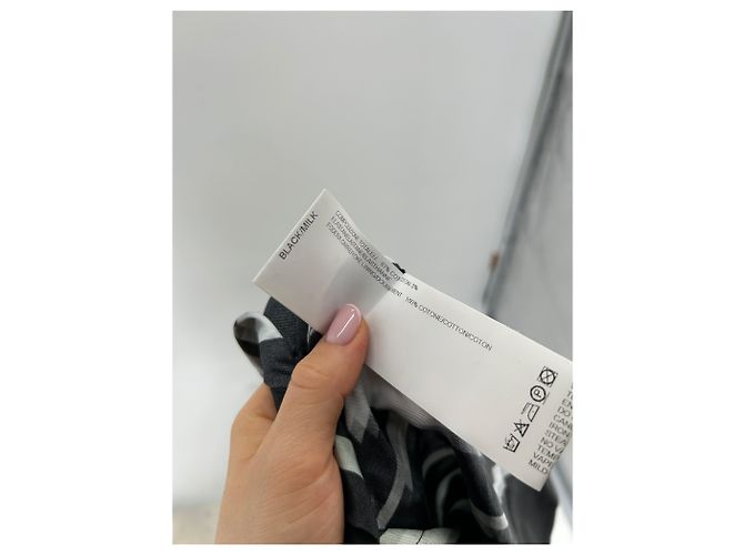 Rick Owens Kurzarmhemd mit zweifarbigem Print Baumwolle Schwarz - Ansicht 5