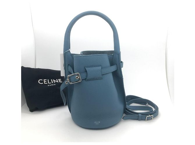 Borsa a mano Céline in pelle blu - vista 2