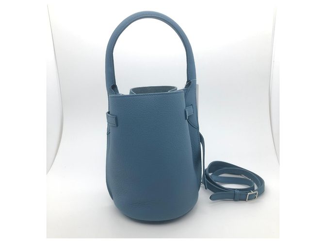 Borsa a mano Céline in pelle blu - vista 3