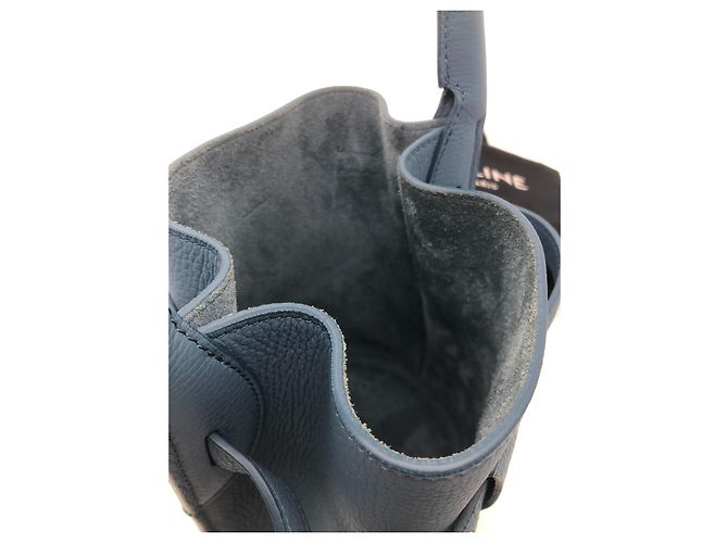 Borsa a mano Céline in pelle blu - vista 9