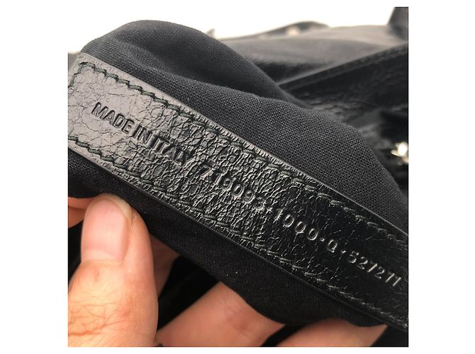 Zaino Balenciaga in pelle nera Nero - vista 14