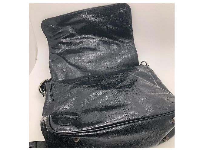 Zaino Balenciaga in pelle nera Nero - vista 7