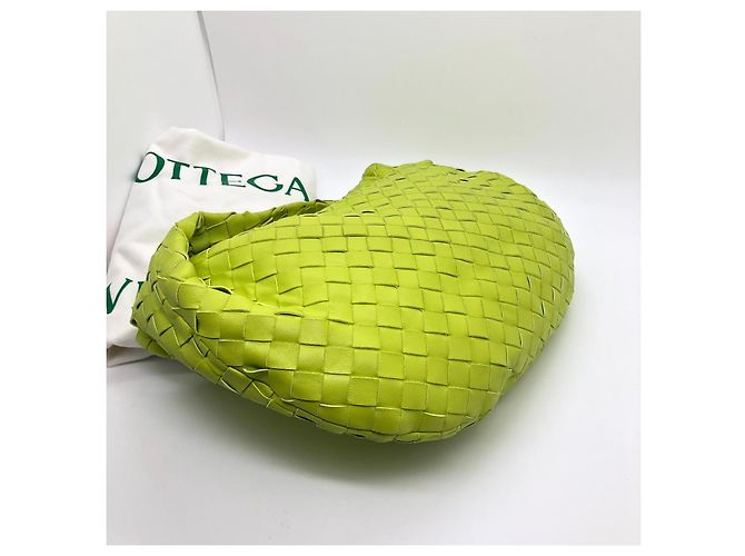 Borsa Bottega Veneta in pelle di agnello gialla Giallo - vista 5