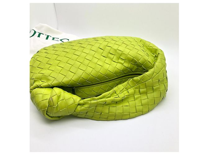 Borsa Bottega Veneta in pelle di agnello gialla Giallo - vista 6